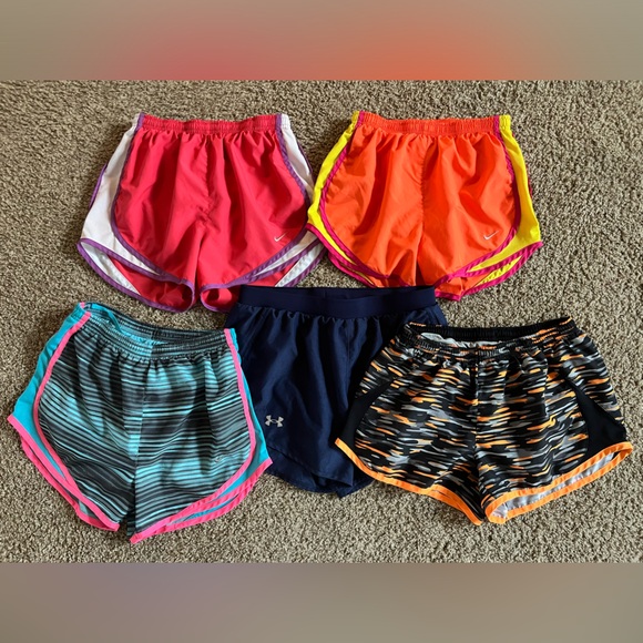 Nike Pants - Womens Nike Dri-Fit Tempo bundle Shorts Size Small Pink Activewear Under Armour
